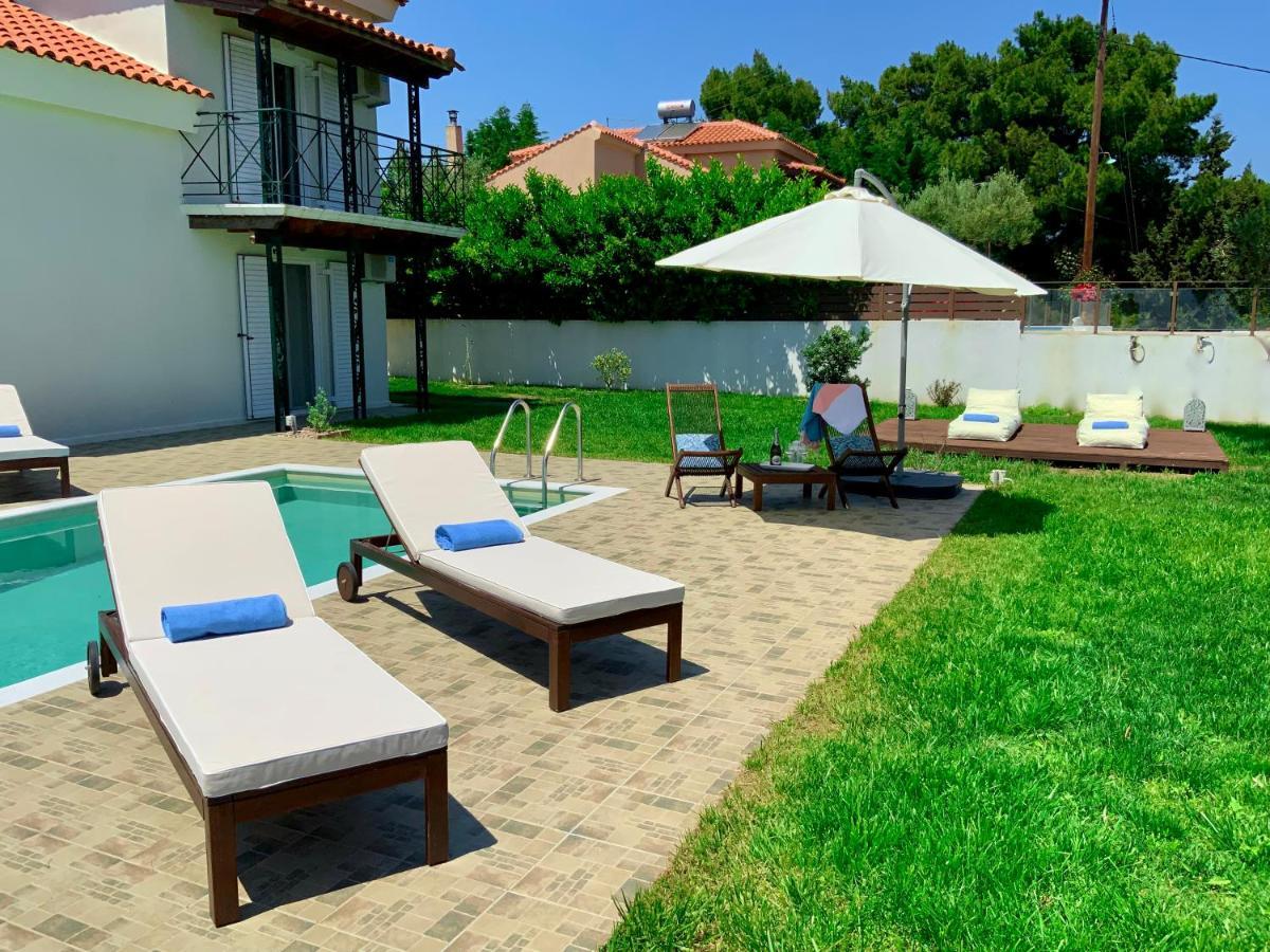 Villa Azure Katsaros  Exterior foto